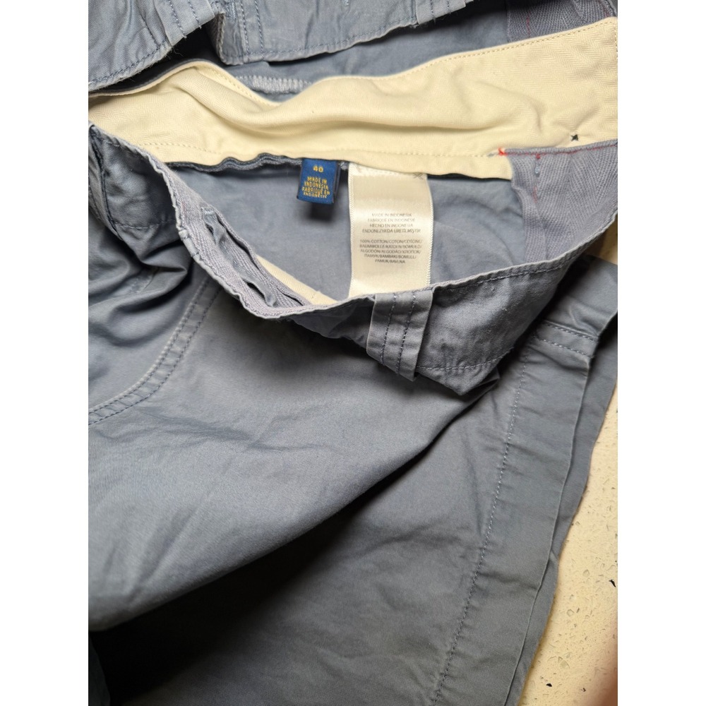 Polo Ralph Lauren Mens Cargo Shorts Blue Gray Utility Canvas Classic Fit Size 40 - Picture 5 of 7